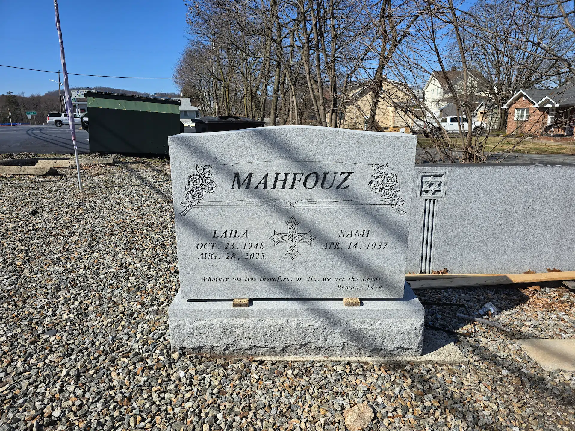 Granite headstone hand-carved by Headstone & Graves Depot — image 1